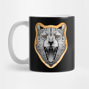 illustrated CHEETAH PRIDE series (WITH EYE COLOUR AURA) Mug